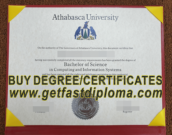 Athabasca University diploma sample