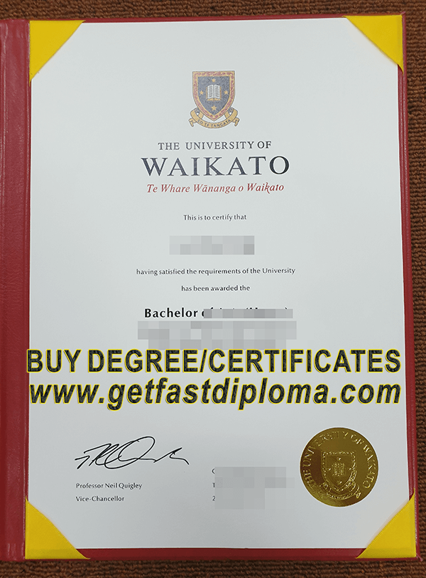 University of Waikato diploma