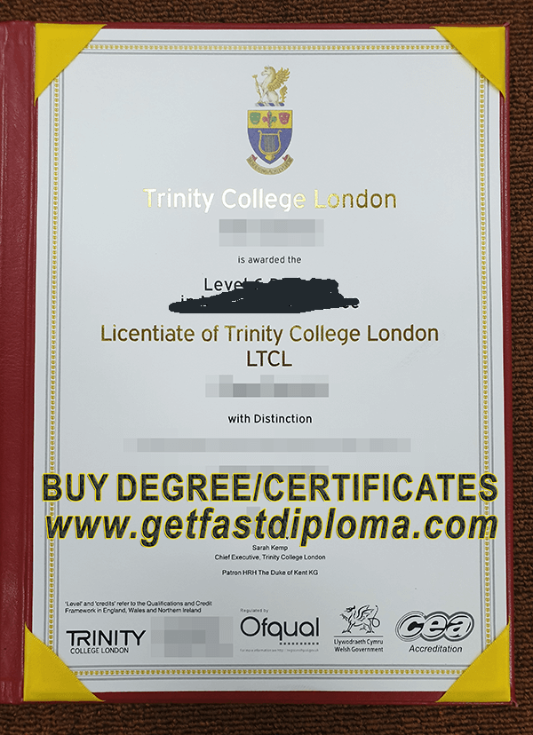 Trinity College London degree