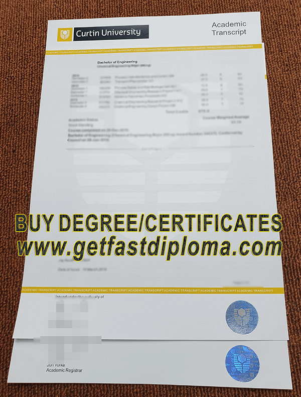 .Buy Curtin University Fake Transcript