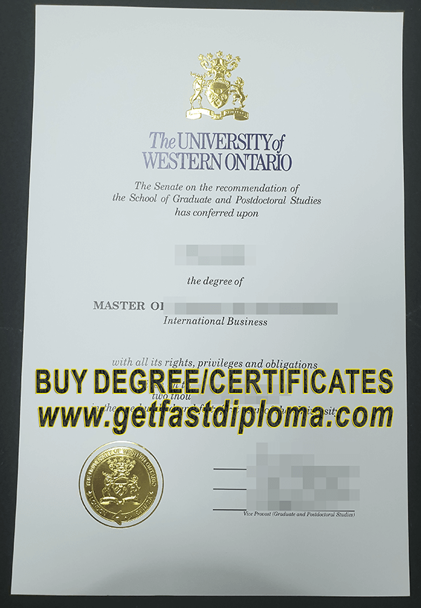 fake UWO Degree