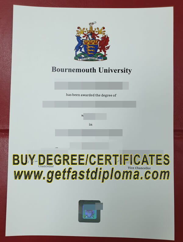  Bournemouth University Degree   free sample from getfastdegree.com