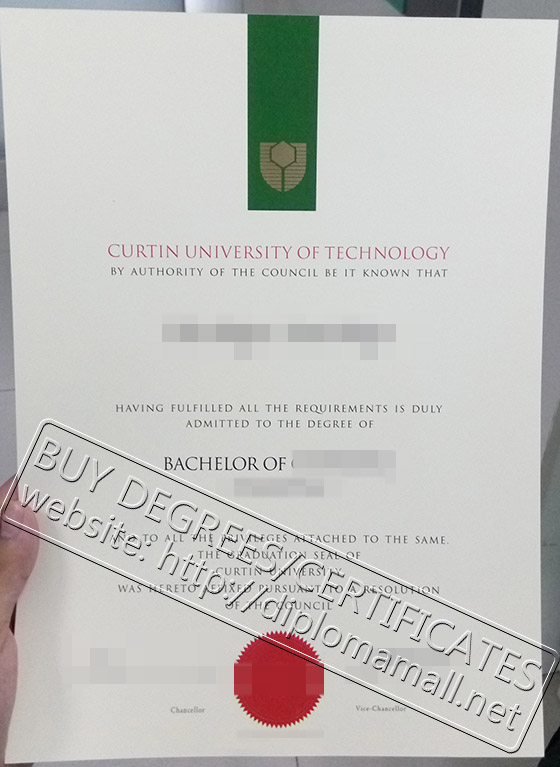 Curtin University of Technology degree