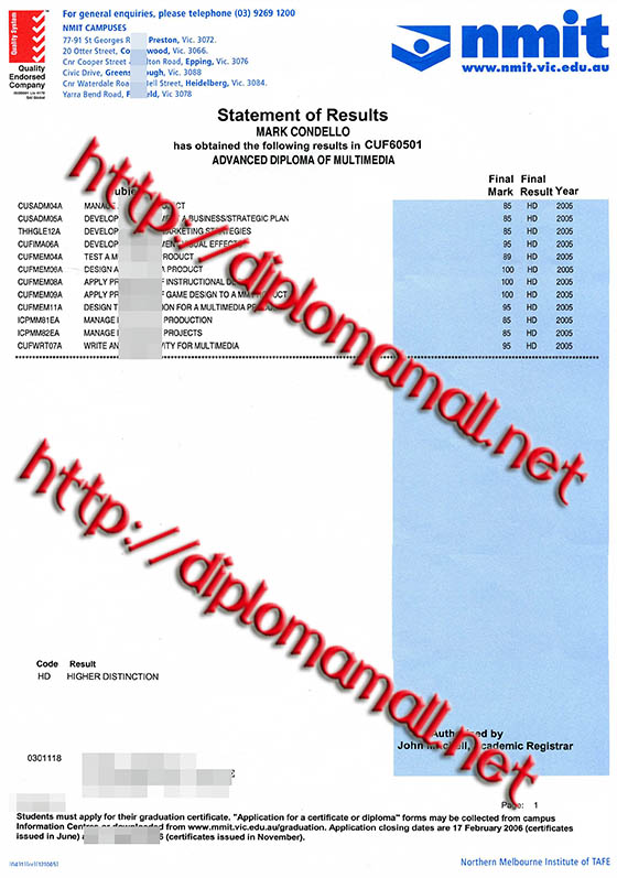 NMIT transcript