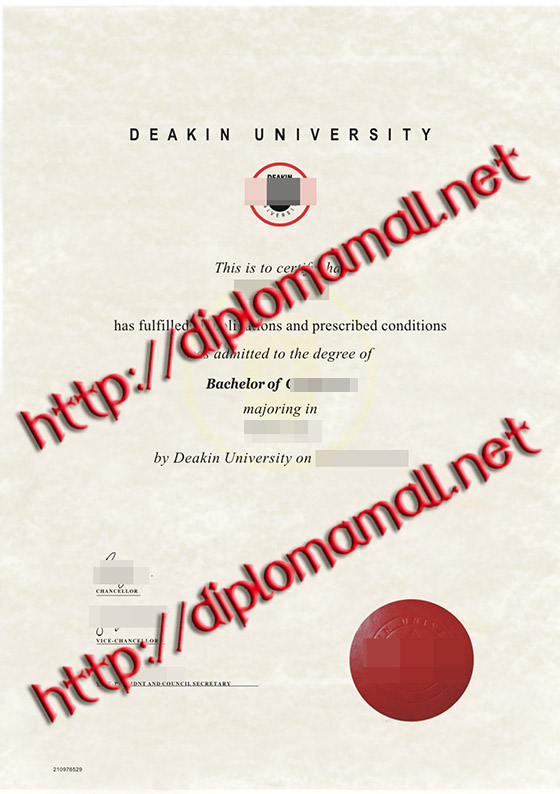 Deakin University diploma