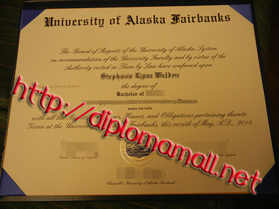 University of Alaska Fairbanks diploma