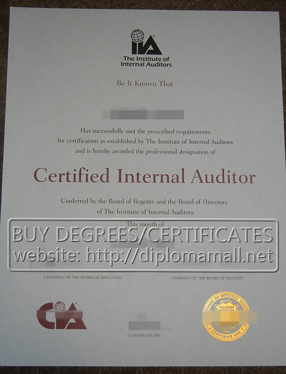 CIA certificate